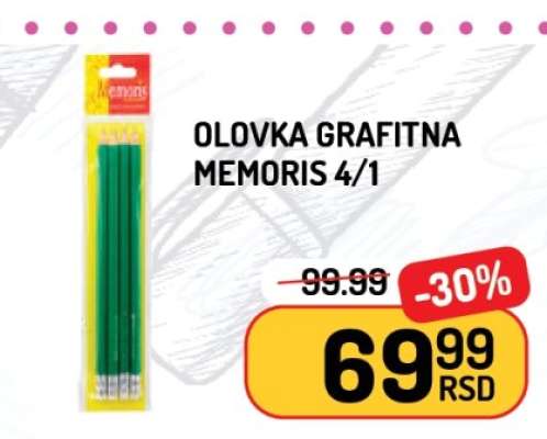 Olovka Grafitna Memoris 4/1