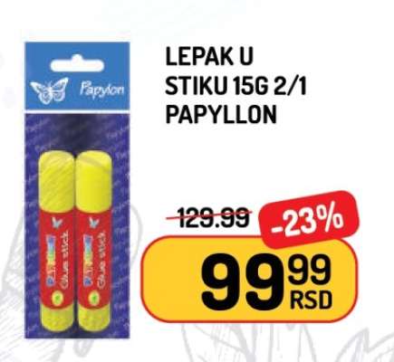 LEPAK U STIKU 15G 2/1 PAPYLLON