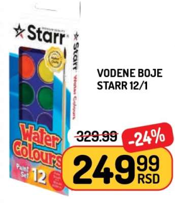 Vodene boje Starr 12/1