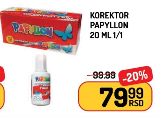 Korektor Papyllon 20 ml 1/1