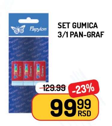 SET GUMICA 3/1 PAN-GRAF