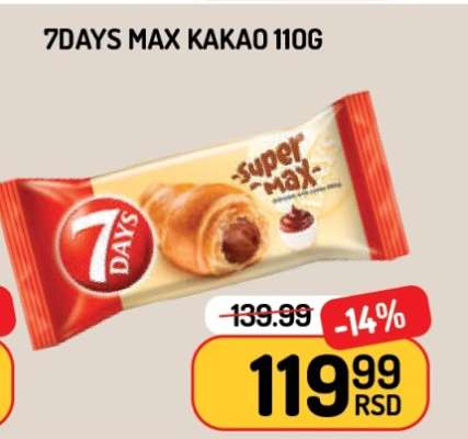 7DAYS MAX KAKAO 110G