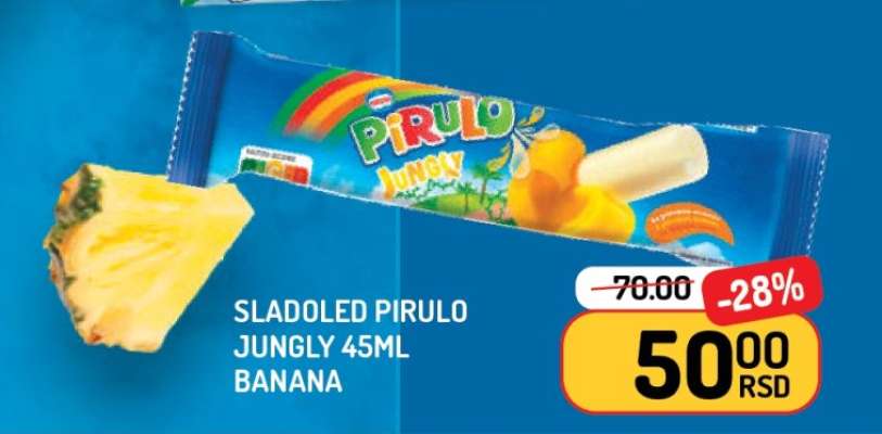 Sladoled Pirulo Jungly 45ml Banana