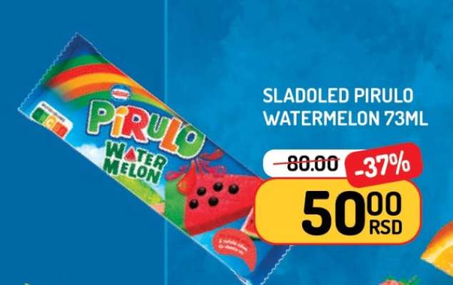 Sladoled Pirulo Watermelon 73ml