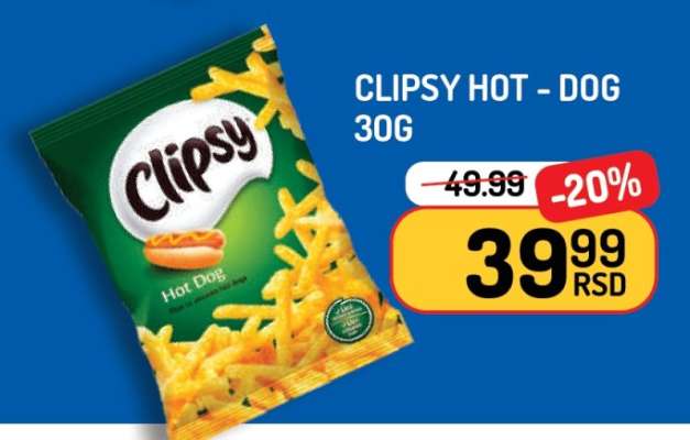 CLIPSY HOT - DOG 30G