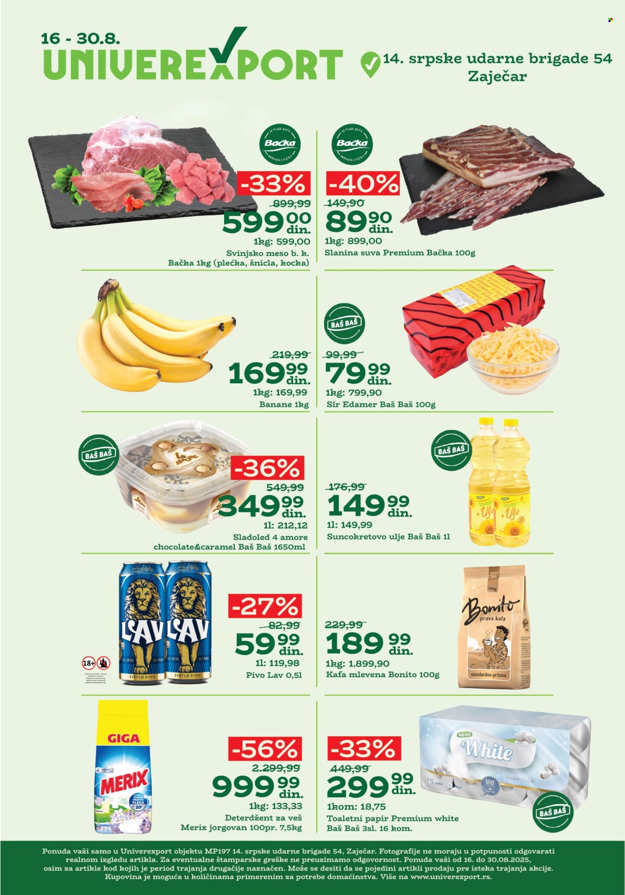Univerexport katalog - 16.08.2025 - 30.08.2025. Stranica 1