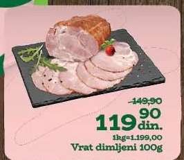 Vrat dimljeni 100g
