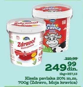 Kisela pavlaka 20% m.m.