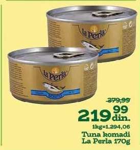 Tuna komadi La Perla 170g
