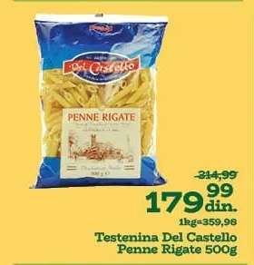 Testenina Del Castello penne rigate 500g