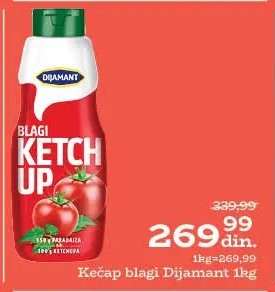 Kečap blagi Dijamant 1kg