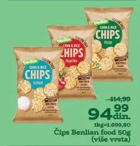 Čips Benlian food 50g