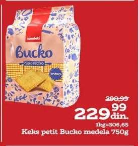 Keks petit Bucko Medela 750g