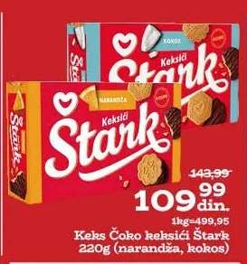Keks čoko keksici Štark