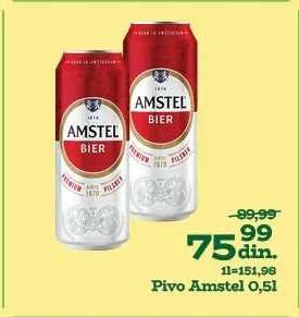 Pivo Amstel 0.5l