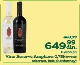 Vino Reserve Amphora 0,75l