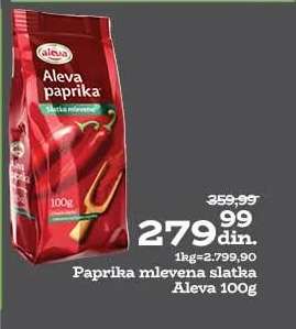 Paprika mlevena slatka Aleva 100g