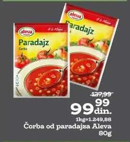 Čorba od paradajza Aleva