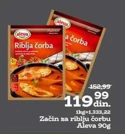 Začin za riblju čorbu Aleva 90g