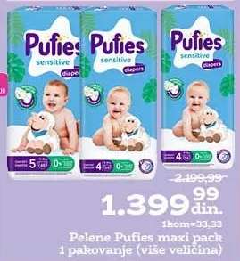 Pelene Pufies maxi pack