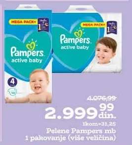 Pelene Pampers MB