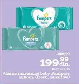 Vlažne maramice baby Pampers