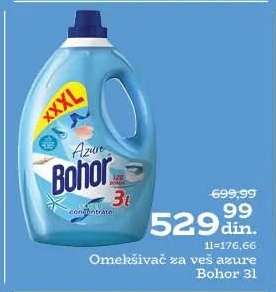 Omekšivač za veš azure Bohor 3l