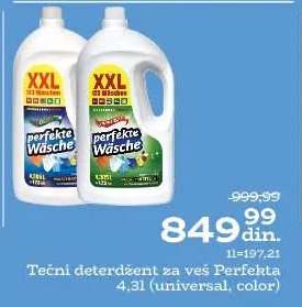 Tečni deterdžent za veš Perfekta