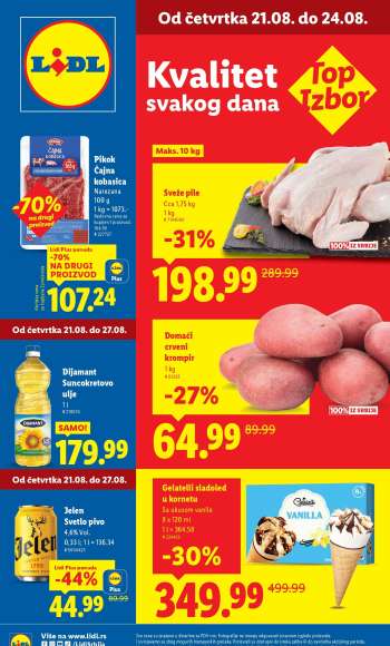Lidl katalog - 21.08.2025 - 27.08.2025.