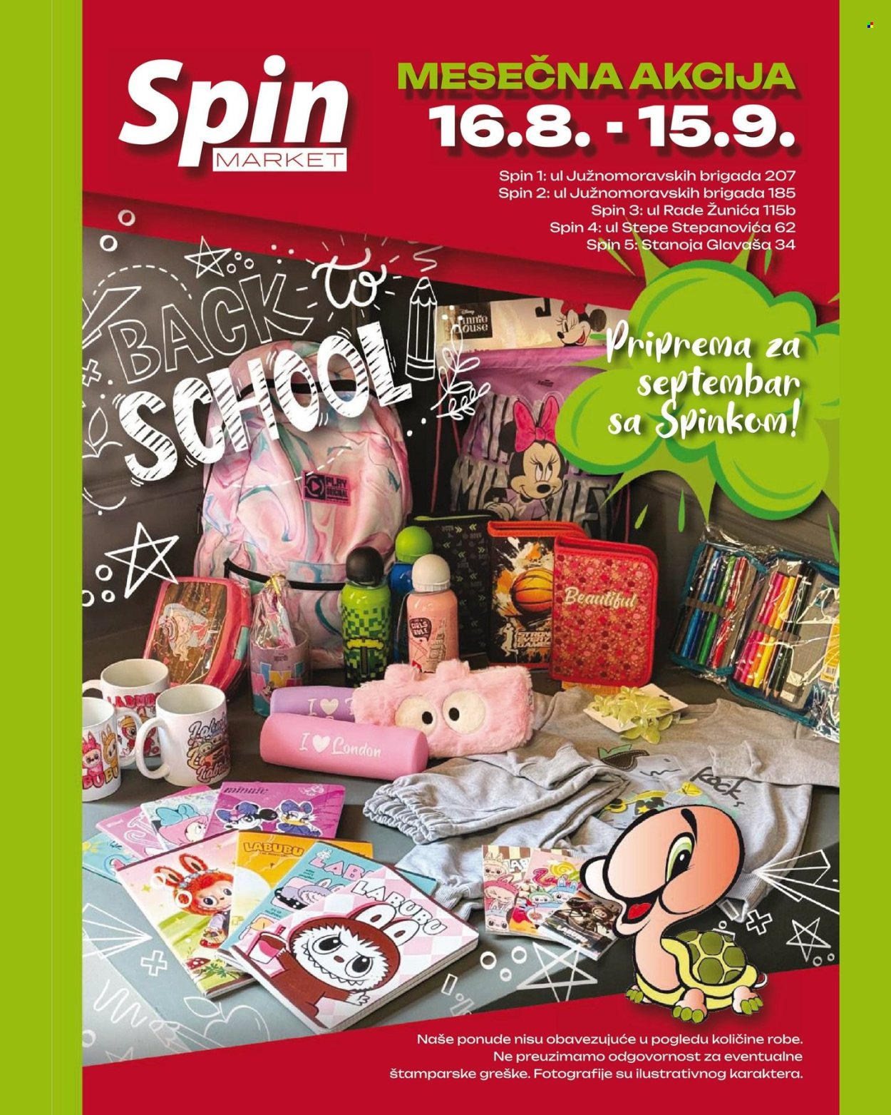 Spin Market katalog - 16.08.2025 - 15.09.2025. Stranica 1