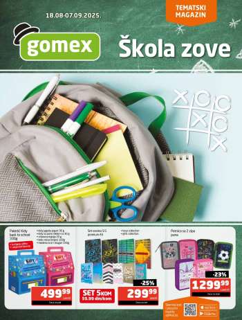 Gomex katalog - 18.08.2025 - 07.09.2025.