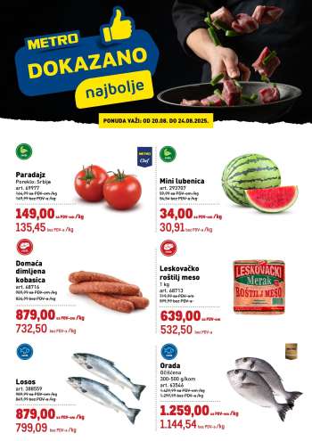 Metro katalog - 20.08.2025 - 24.08.2025.