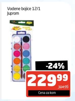 Vodene bojice 12/1 Jurom
