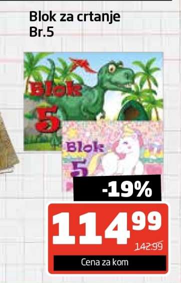 Blok za crtanje br.5