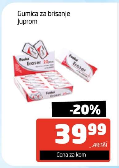 Gumica za brisanje Juprom