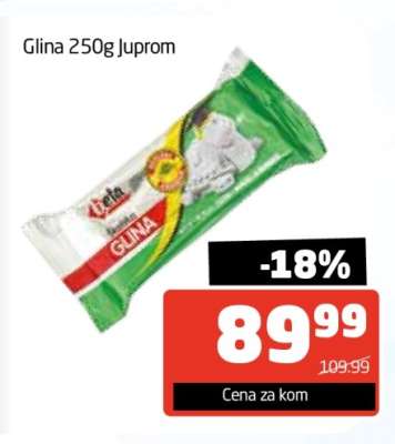 Glina 250g Juprom