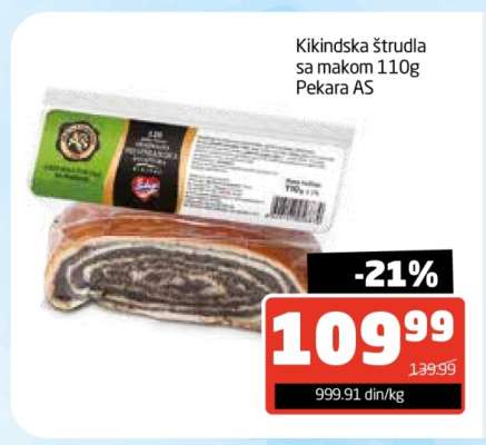 Kikindska štrudla sa makom 110g