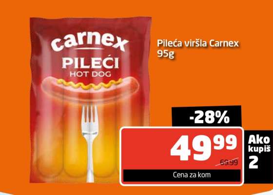 Pileća viršla Carnex 95g