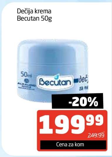 Dečija krema Becutan 50g