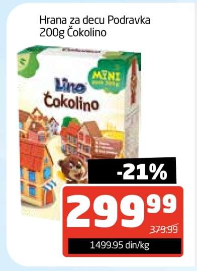 Hrana za decu Podravka 200g Čokolino