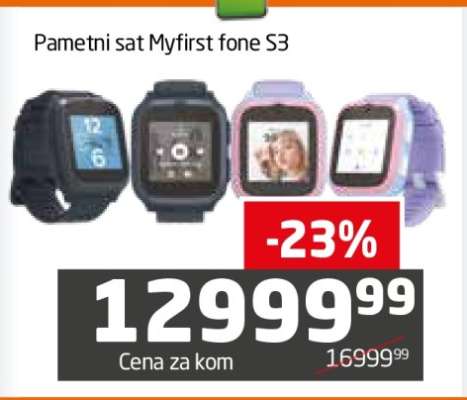 Pametni sat Myfirst fone S3