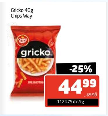 Gricko 40g Chips Way