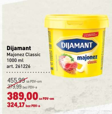 Dijamant majonez classic 1000 ml