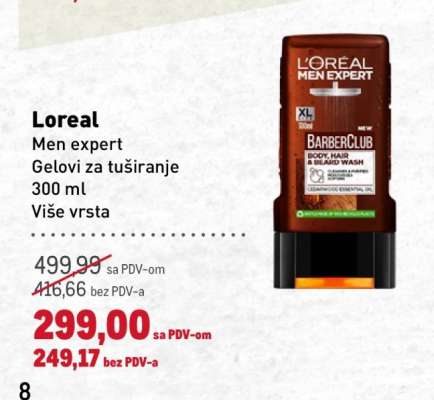 Loreal Men Expert Gelovi za tuširanje
