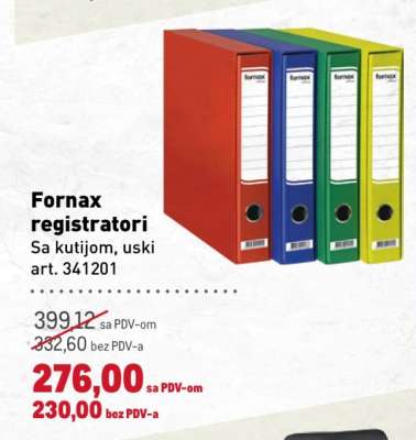 Fornax registratori