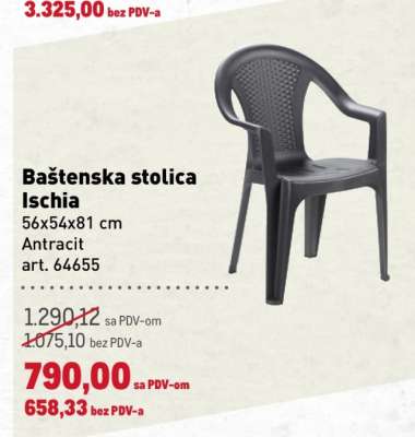 Baštenska stolica Ischia