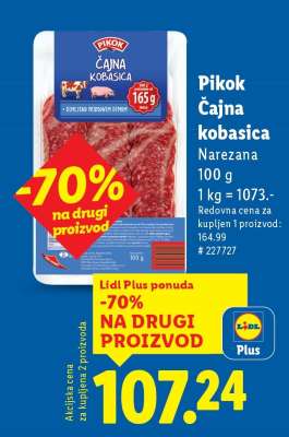 Pikok Čajna kobasica
