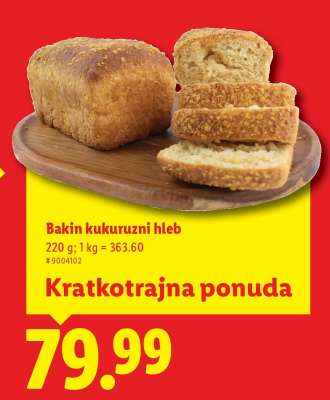Bakin kukuruzni hleb