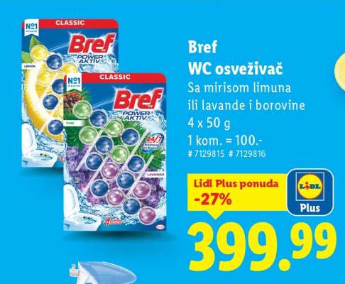 Bref WC osveživač