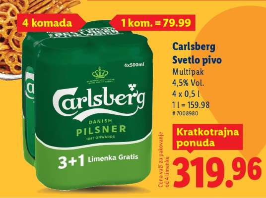 Carlsberg Svetlo pivo